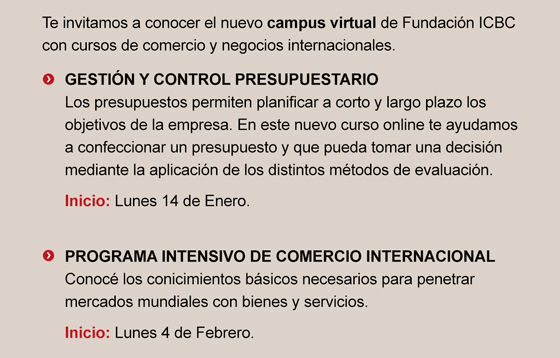 Nuevos cursos comex online!